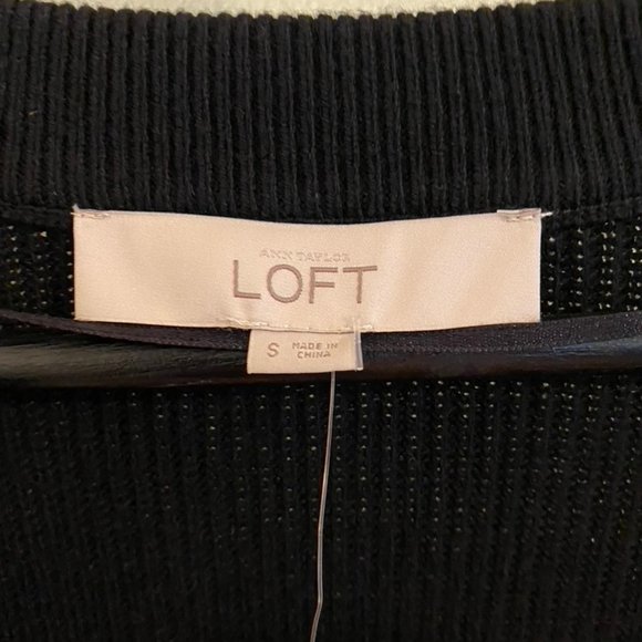 NWT: LOFT cardigan sweater - Black ($25) - Picture 4 of 10